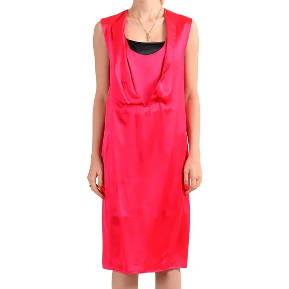 cedric charlier pink dress Hot Pink Dress